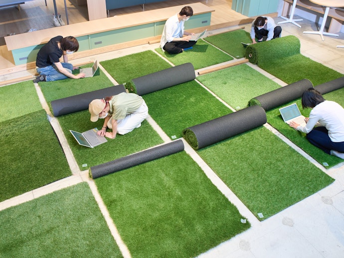 愛知県内・直接のお取引限定】カインズ丸巻きリアル人工芝2m×10m 35mm