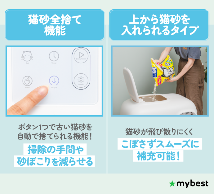 メンテナンスや掃除の手間を最小限にできるものがおすすめ