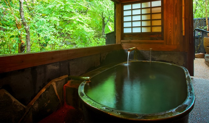 部屋のお風呂は要チェック。旅館ごとの魅力を確認しておこう