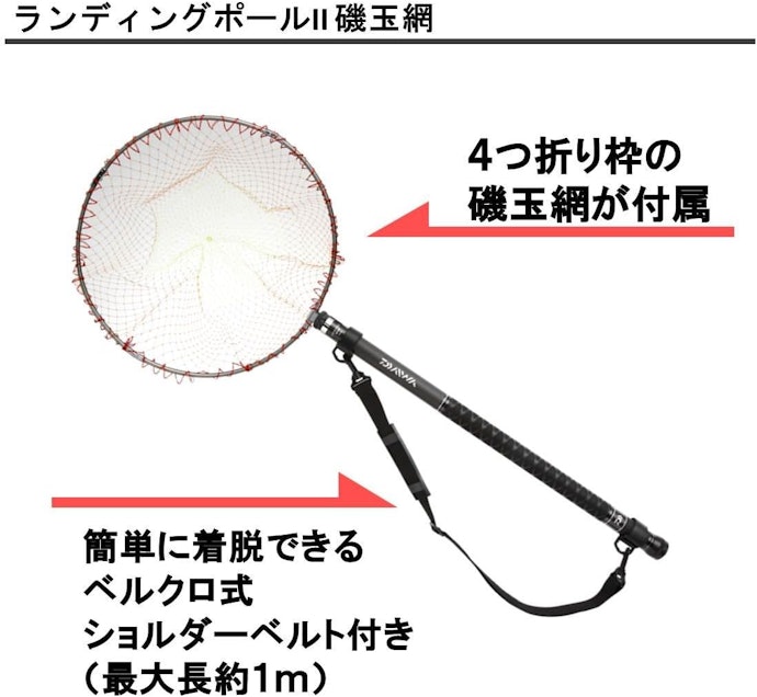 網枠の直径は45cm・60cmの2種類。サイズは4パターンから選べる