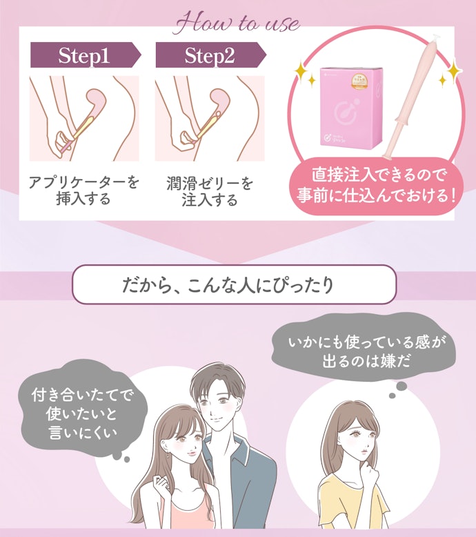 相手にバレずに仕込みたいなら、注入タイプをチェック