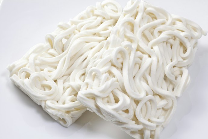 コーンスープの素とチーズで作るクリーミーなうどんにもチャレンジ