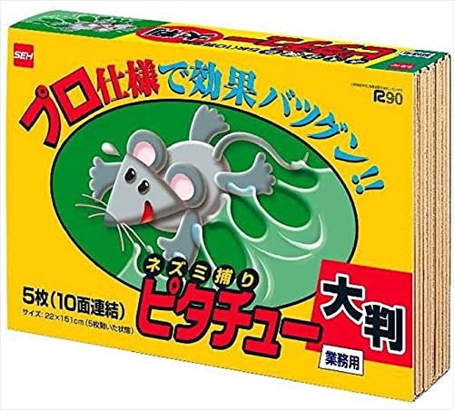 基本的には大きめサイズがおすすめ。小型のネズミなら小さめも候補