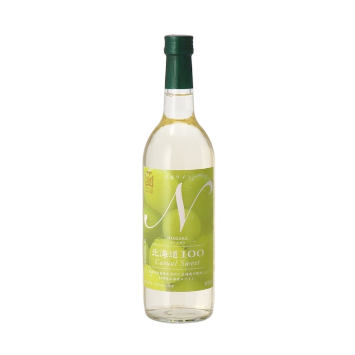 【11/白ワイン】はこだてわいん「北海道100 ナイアガラ」(720ml)【20%オフ】