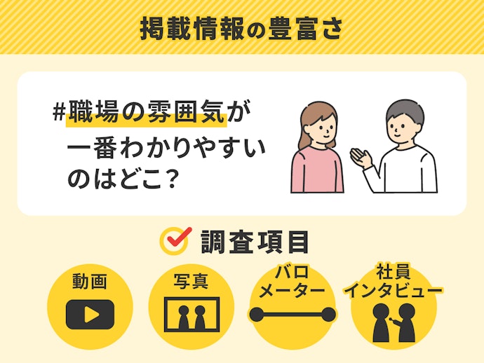 掲載情報の豊富さ