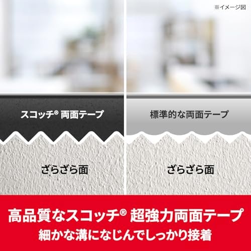 貼り付けたいものに合った幅・厚みを選ぼう。幅はできるだけ広めがベター