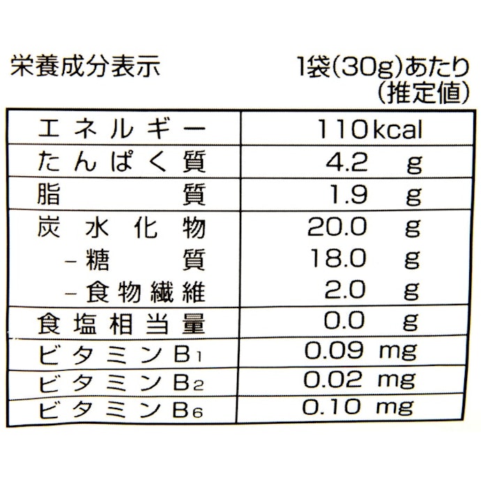 穀物の種類が多く、栄養のバランスがよい