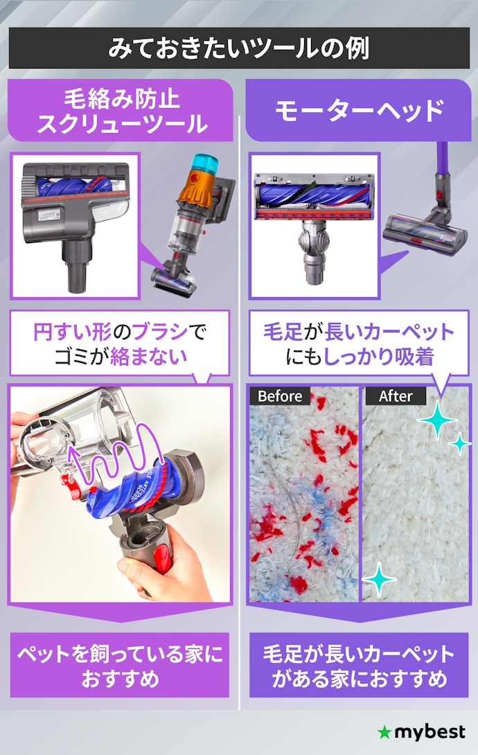 シリーズが決まったら、床材やシーンに合わせてツールを選ぼう