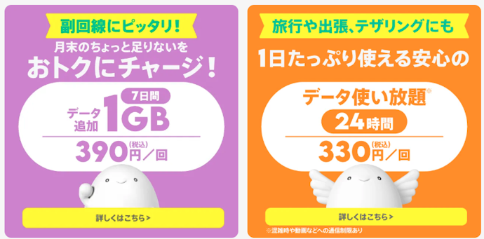 使用状況に合わせたプランを選びやすくなる