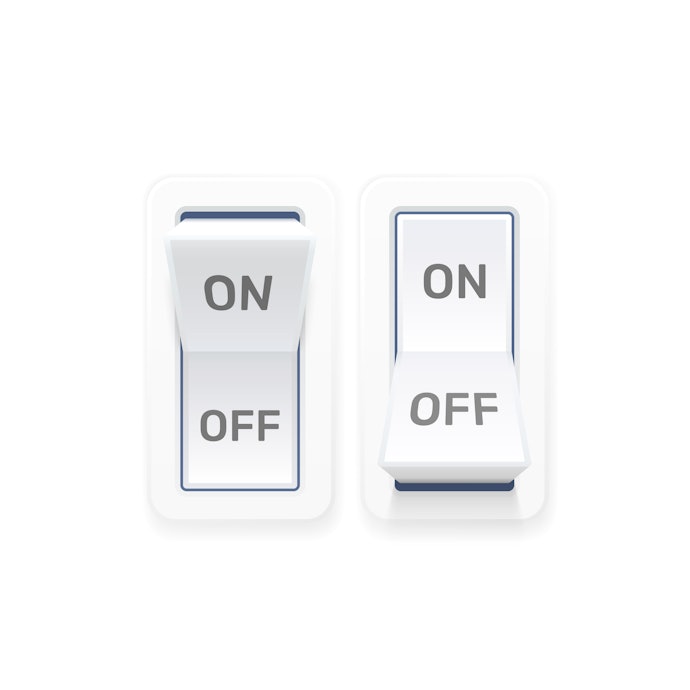 電源は切らない