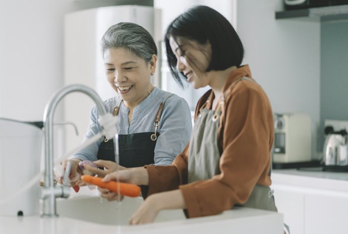 センサーが手前にあるものなら、家族みんなが使いやすい