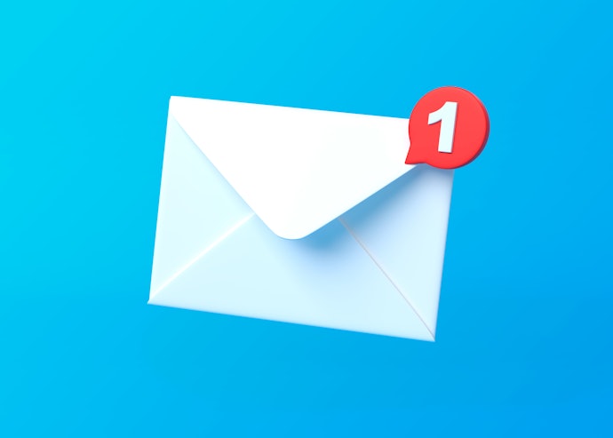 メールが届いたら、受け取り口座を登録する