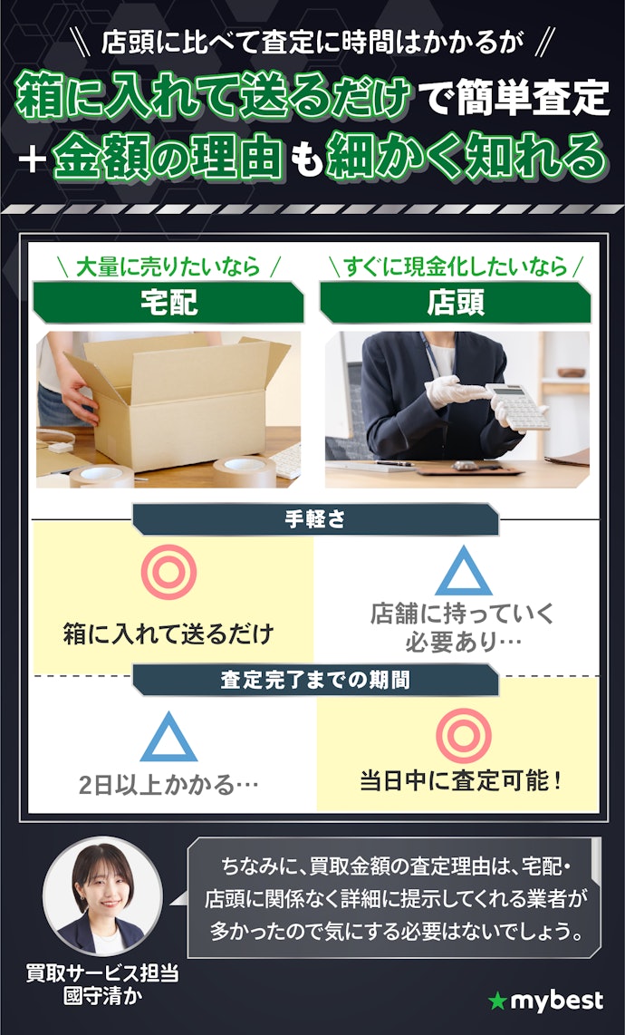 カードをまとめて売りたいなら、手間の少ない宅配買取がおすすめ