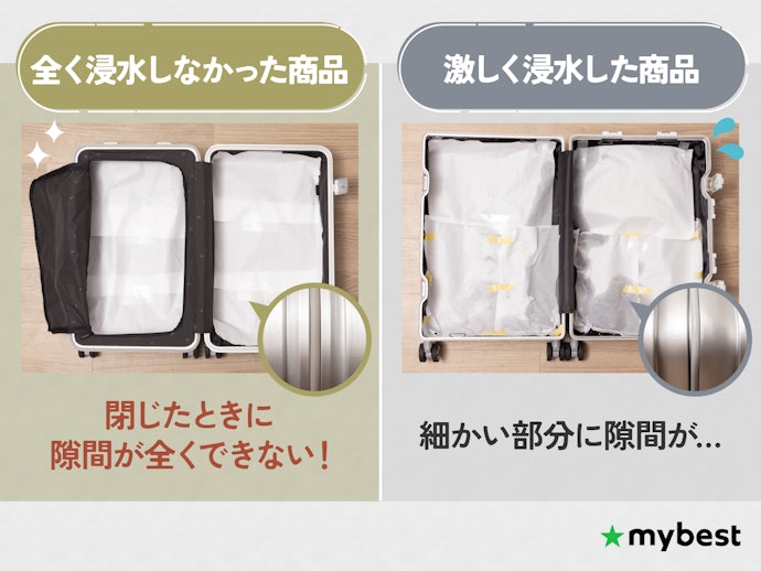 中身を守りたい人は耐水性もチェックしよう