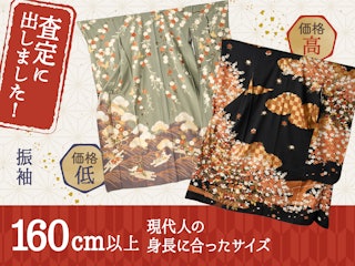 振袖(身丈160cm以上)の買取金額