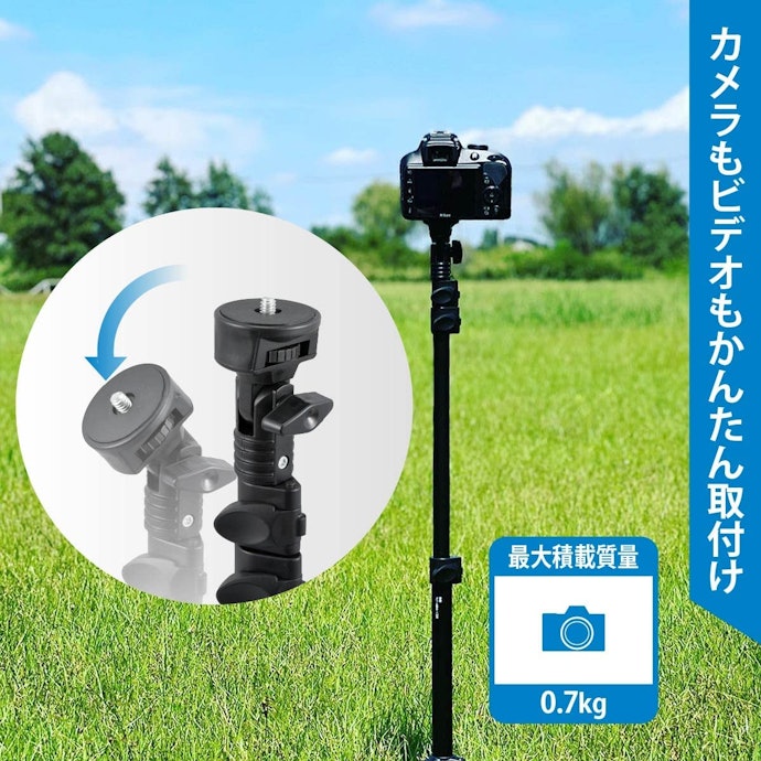 機材の総重量が耐荷重の半分以内かチェックしよう