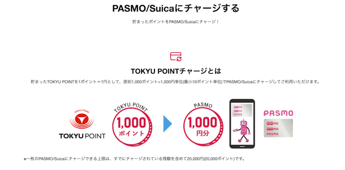 PASMOやSuicaにチャージする