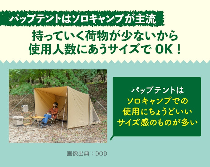 使用人数ちょうどのサイズを選ぼう!