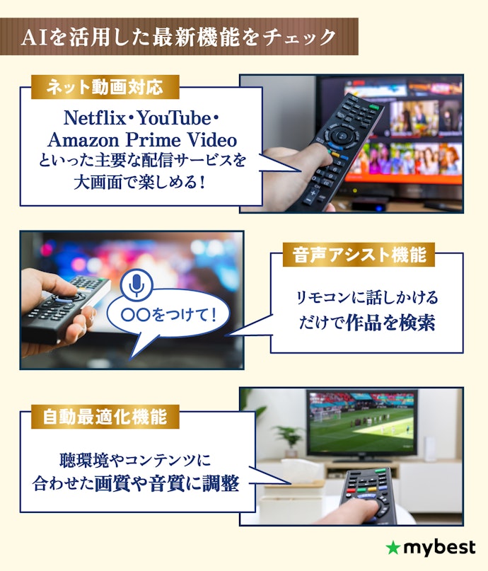 ネット動画を快適に楽しむなら最新機能をチェック