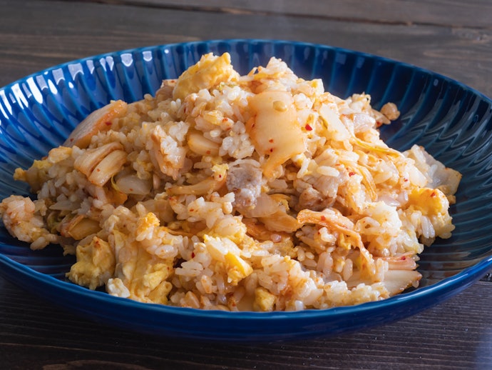 主食系なら、納豆キムチチャーハン・納豆オムレツ