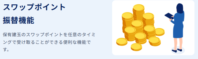 スワップポイントはいつもらえる?