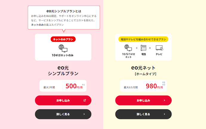 ②使用状況に合わせてプランを選ぼう