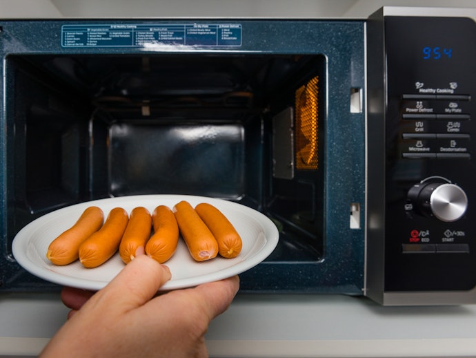 レンジでボイルすれば、油を使わず低カロリー