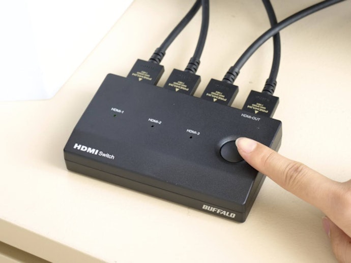入力切替もスピーディ。簡単操作で快適に使用できる