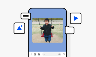【LINE特典③】写真や動画などのトーク履歴をリアルタイムに自動でバックアップ