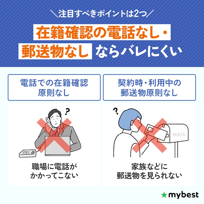 職場や家族にバレたくないなら、対策が充実している銀行カードローンを選ぼう