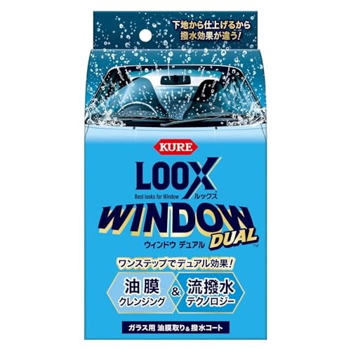 油膜取り後の撥水まで考えるなら、撥水機能付きが便利