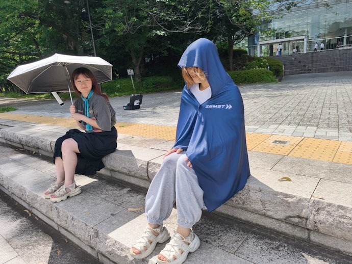 実際に装着してみると...