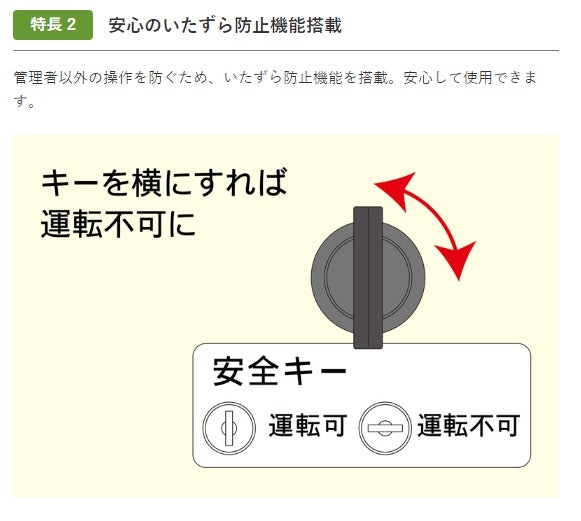 安全機能は要チェック。ただし使用方法にも注意して