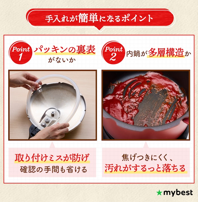 手入れの手軽さも大事!パーツ構造やコーティングの有無をチェック