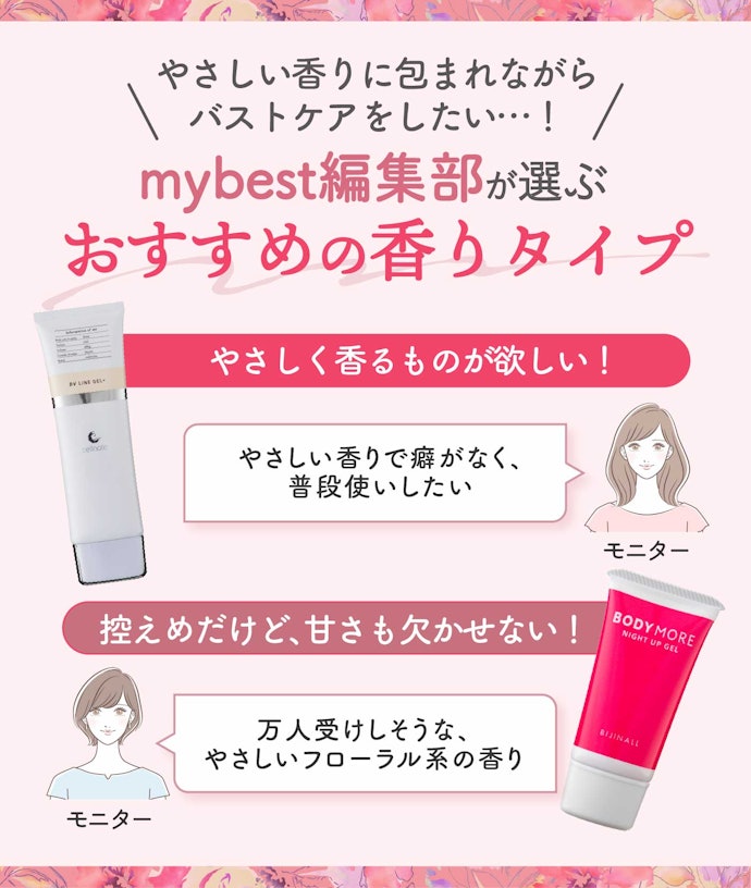 迷ったら、爽やかなフローラル系の香りを選ぼう