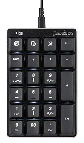 オプションを確認。「NumLock」「Tab」「00」キーに着目