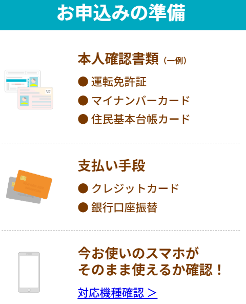STEP2:ahamoサイトから乗り換え(MNP)で申し込み&開通