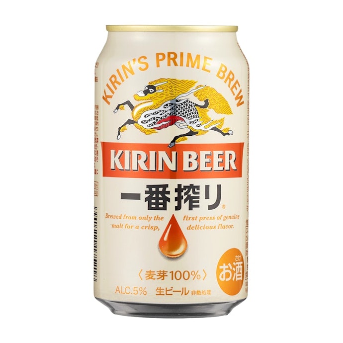 【05/ビール】麒麟麦酒「一番搾り 生ビール」(350ml・24本)【5%オフ】