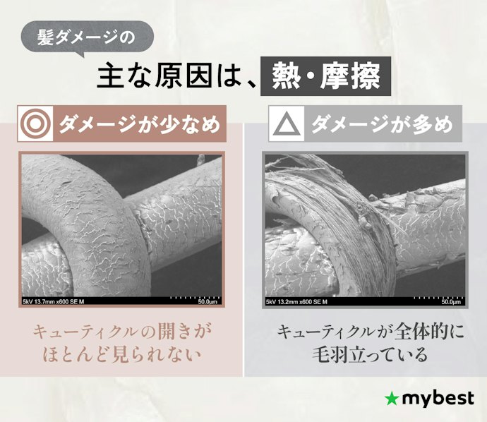 毎日使うなら、髪へのダメージを軽減できるものを選ぼう