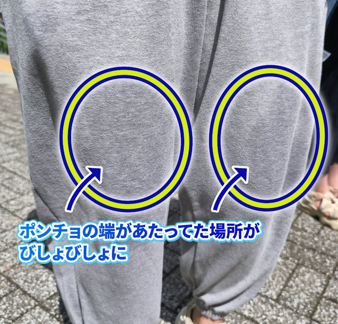 正直に言うと…冷感ポンチョはこんな人には向かないかも