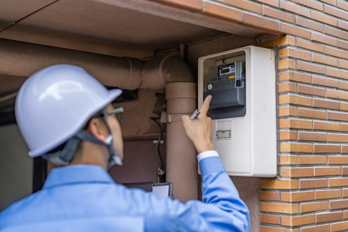 通信機能を備えることから検針員の訪問が不要