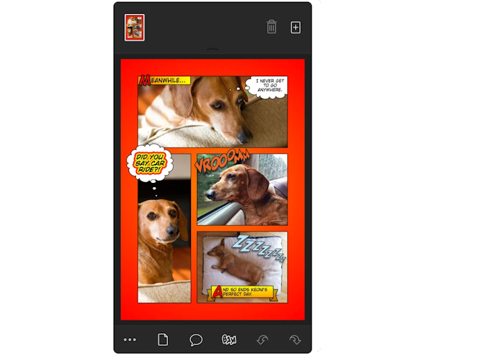 漫画のように写真をコラージュできるアプリをチェック