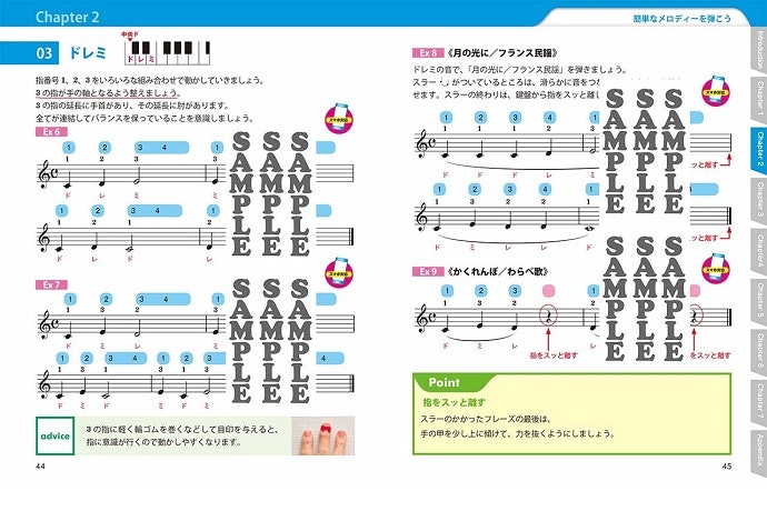 着実にレベルアップしたいなら、正しい指づかいがわかるものを!