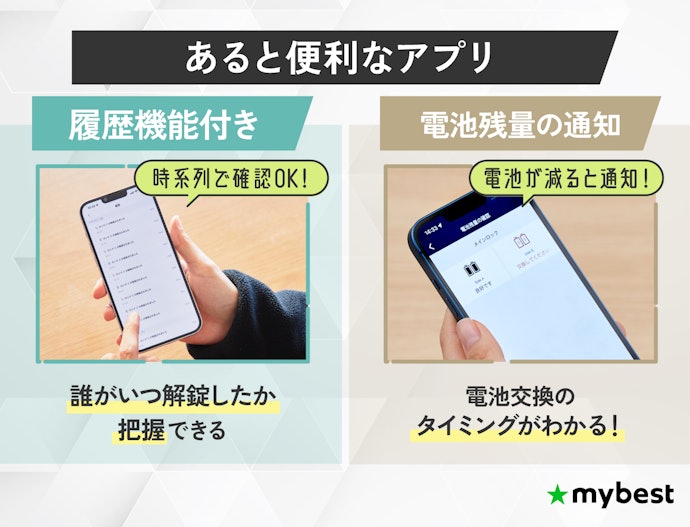 アプリの便利な機能もチェックしよう