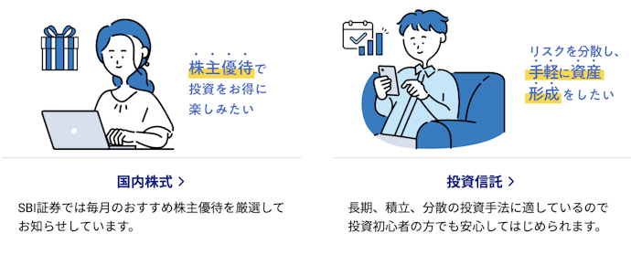 SBI証券での株式・投資信託の買い方は?