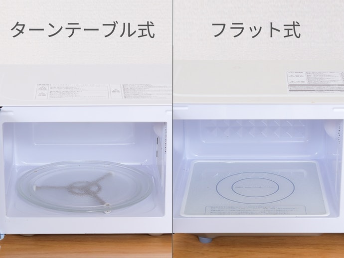 ターンテーブル式・フラット式の違いも理解しよう