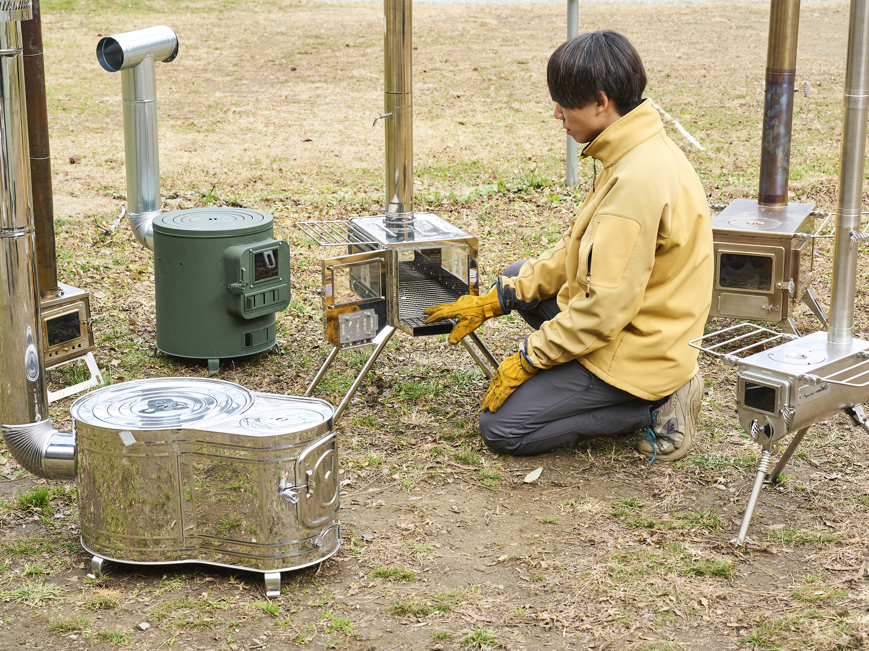 ホンマ製作所 ステンレス 時計1型薪ストーブセット ASS-60をレビュー