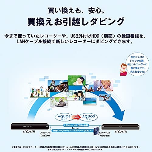 将来の買い替えに備えて、録画データの引っ越しができるかもチェック
