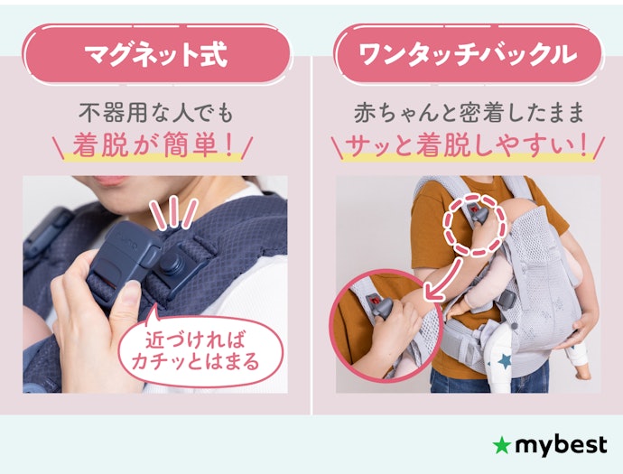 簡単に装着できるタイプに注目しよう