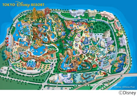 ホテル内で東京ディズニーリゾートの最新情報が提供される